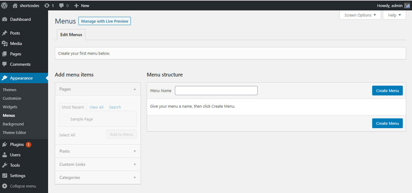 Building a WordPress Navigation Menu Shortcode for Posts and Pages - WP ...